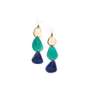 Tagua Nut Bali Earrings
